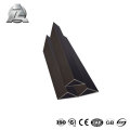 pure alloy silver aluminium triangle tube